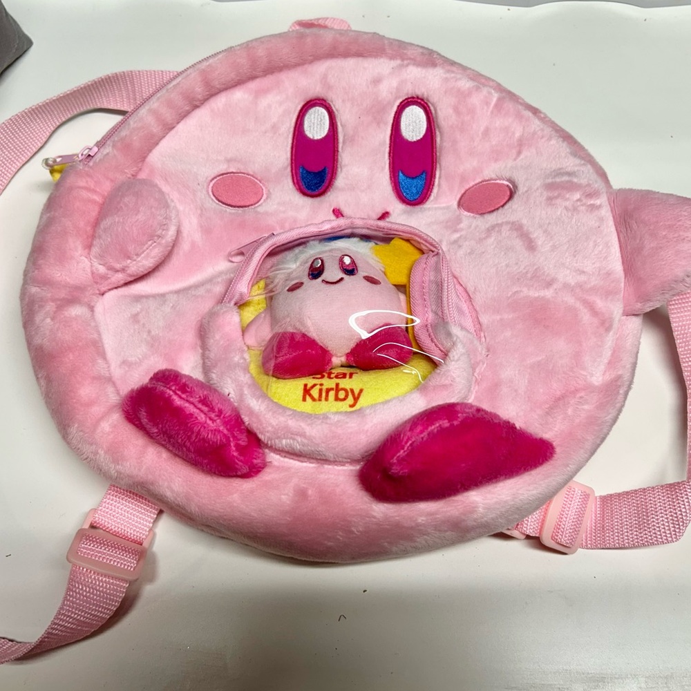 NWOT Pink Kirby Backpack